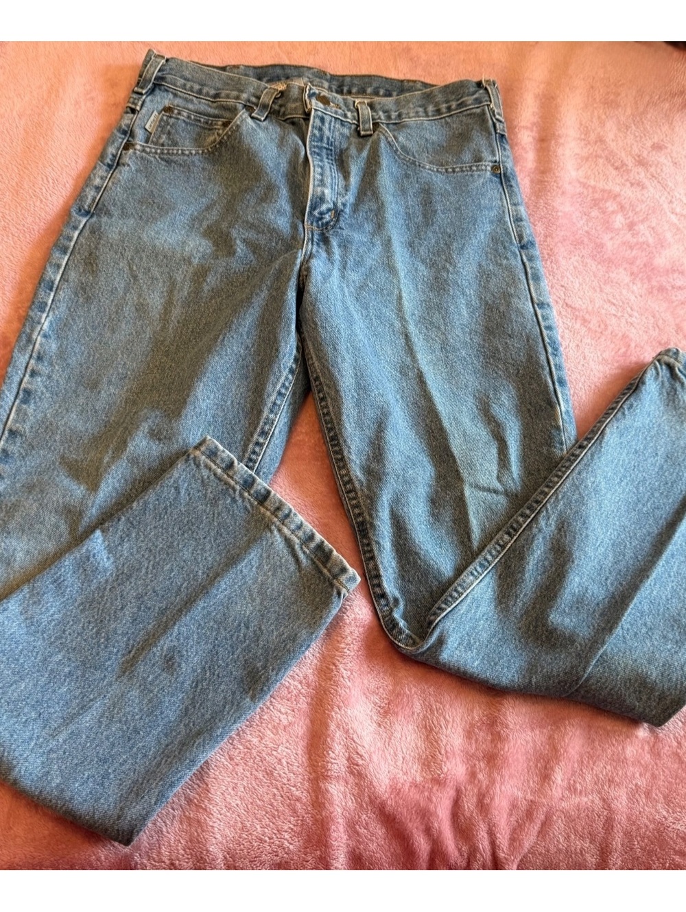 Vintage Y2K 2006 Carhartt denim jeans size 32 x 30 traditional fit tapered leg